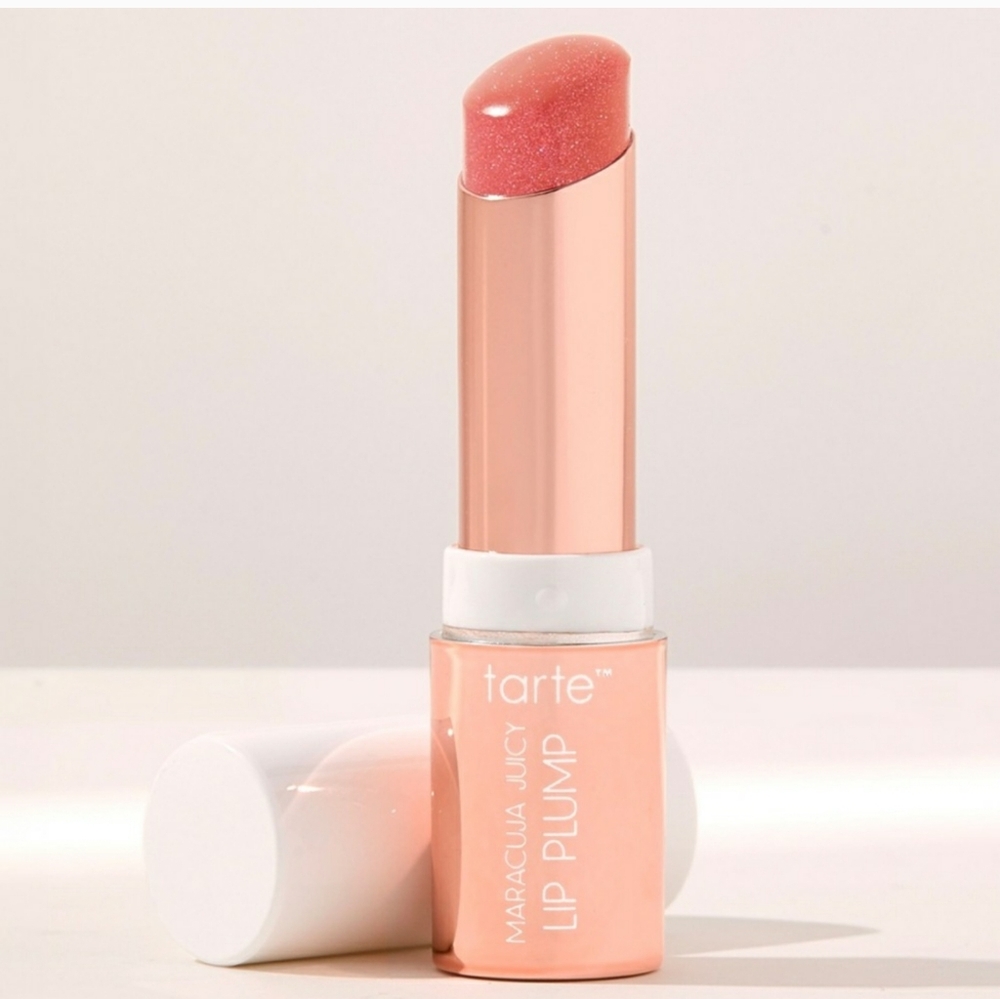 Tarte Maracuja Juicy Lip Plump Shimmer Glass In Rose Pink Mini Size NWT